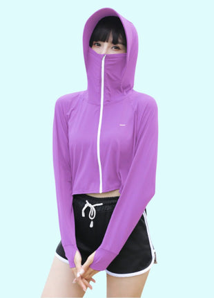 Hooded UV UPF50+ Sun Protection Jacket - Sidiou Group