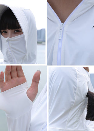 Hooded UV UPF50+ Sun Protection Jacket - Sidiou Group