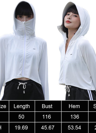 Hooded UV UPF50+ Sun Protection Jacket - Sidiou Group