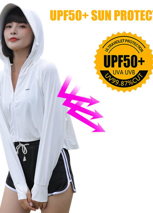 Hooded UV UPF50+ Sun Protection Jacket - Sidiou Group