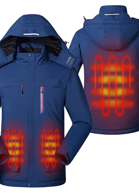 Long Waterproof Heated Trekking Jacket - Sidiou Group