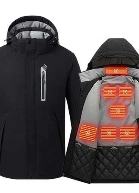 Men and Women's 8 Area Heated Ski Jacket - Sidiou Group