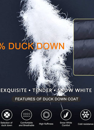 Men and Women's Heated Duck Down Jacket - Sidiou Group