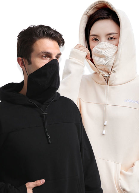 Men and Women's Mask Hoodie - Sidiou Group