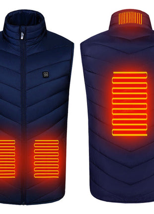 Men's Heated Down Vest - Sidiou Group