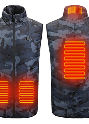 Men's Heated Down Vest - Sidiou Group