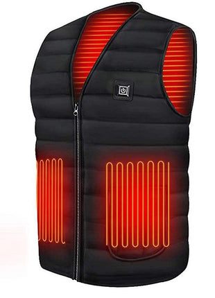 Mens Heated V Neck Vest - Sidiou Group
