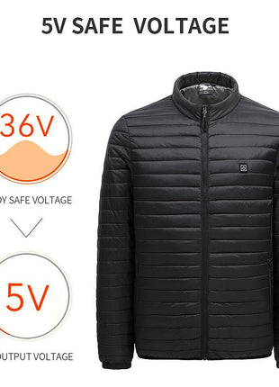 Men's Ultralight Waterproof Heated Padded Jacket - Sidiou Group