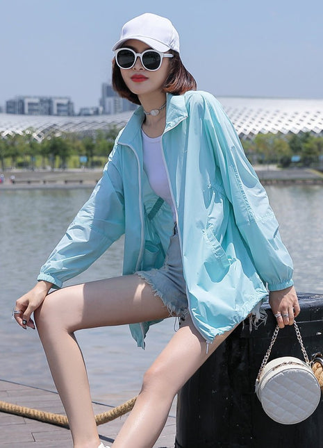 Oversized Sun Protection Jacket - Sidiou Group