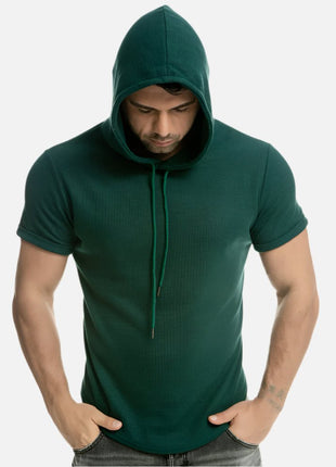 Sports Short - Sleeved Pullover Hooded T-Shirt - Sidiou Group
