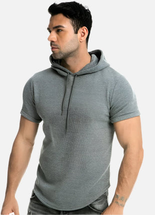 Sports Short - Sleeved Pullover Hooded T-Shirt - Sidiou Group