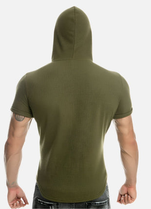 Sports Short - Sleeved Pullover Hooded T-Shirt - Sidiou Group