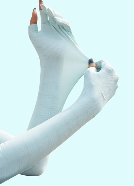 UPF50+ UV Cooling Ice Silk Arm Sleeves - Sidiou Group