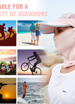 UPF50+ UV Protection Baseball Cap and Neck Gaiter - Sidiou Group