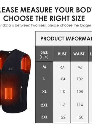 V - Neck Heated Fleece Jacket - Sidiou Group