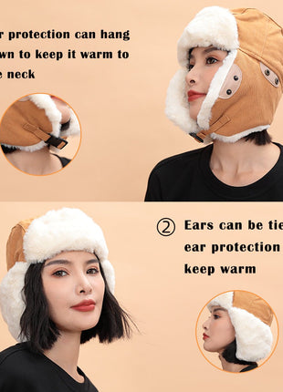 Winter Fleece Ear Flap Hat - Sidiou Group