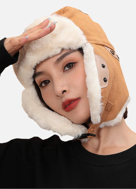 Winter Fleece Ear Flap Hat - Sidiou Group