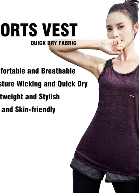 Women’s Cross Back Workout Vest - Sidiou Group