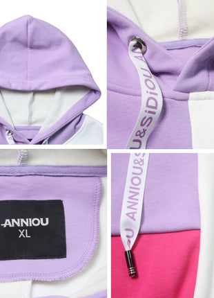 Women's Fleece Contrast Hoodie - Sidiou Group