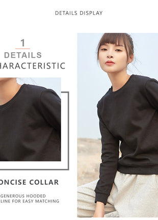 Women's Pullover O - Neck Sweatshirt & Sweatpants Set - Sidiou Group