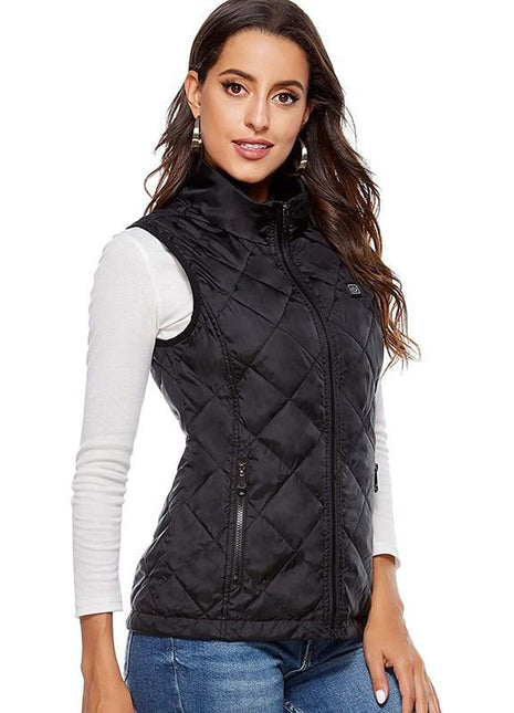 Women's Quilted Heated Vest - Sidiou Group