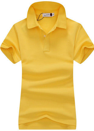 Women's Slim Fit Short Sleeve Polo T-Shirt - Sidiou Group