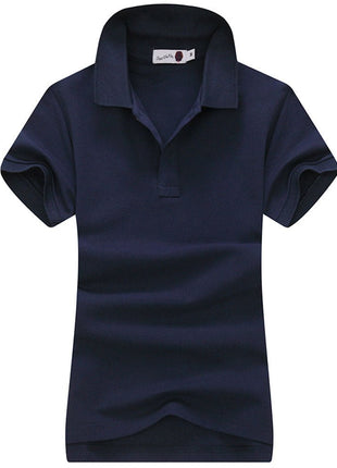 Women's Slim Fit Short Sleeve Polo T-Shirt - Sidiou Group