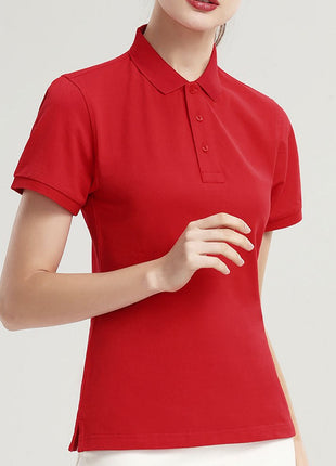 Women's Slim Fit Short Sleeve Polo T-Shirt - Sidiou Group
