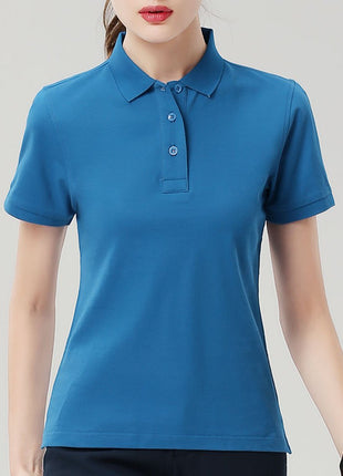Women's Slim Fit Short Sleeve Polo T-Shirt - Sidiou Group