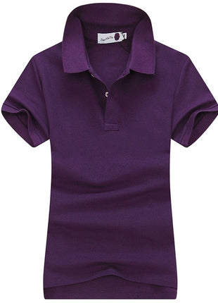 Women's Slim Fit Short Sleeve Polo T-Shirt - Sidiou Group