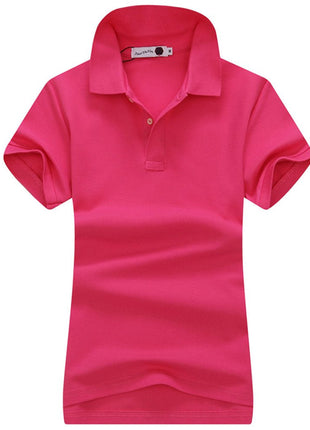 Women's Slim Fit Short Sleeve Polo T-Shirt - Sidiou Group