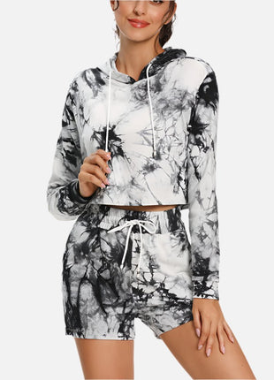 Women's Tie - Dyed Hoodie & Jogging Pants Set - Sidiou Group