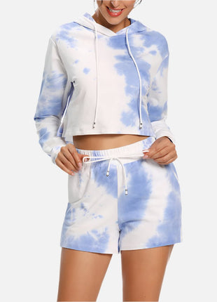 Women's Tie - Dyed Hoodie & Jogging Pants Set - Sidiou Group