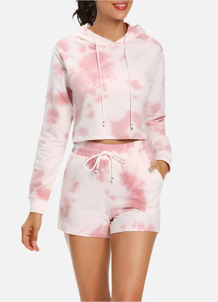 Women's Tie - Dyed Hoodie & Jogging Pants Set - Sidiou Group