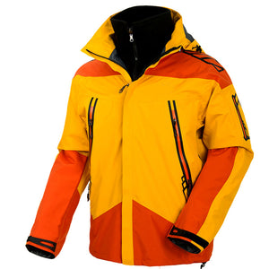 Sidiou Group Anniou Outdoor Men 3 in 1 Thick Padded Fleece Sports Jacket Windproof Waterproof Mountain Climbing Ski Jacket Winter
